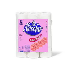 تصویر 2 از دستمال توالت نیلوفر مدل لطیف خانواده‌ ای